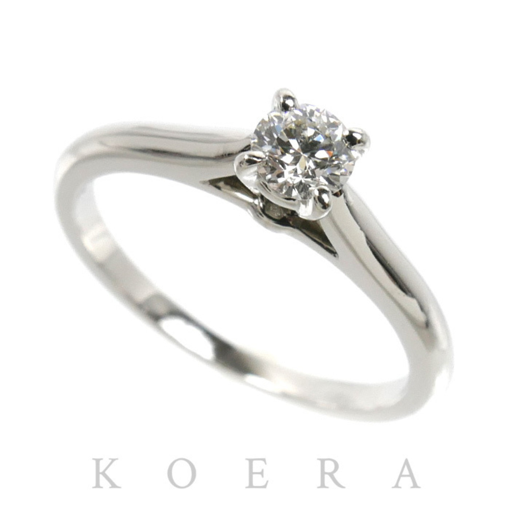 CARTIER Silver Diamond 1895 Ring